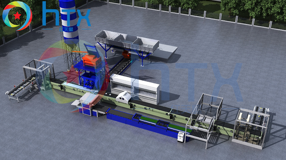 Máquina de transferência de moldação molhada concreta automática da pálete do doseador