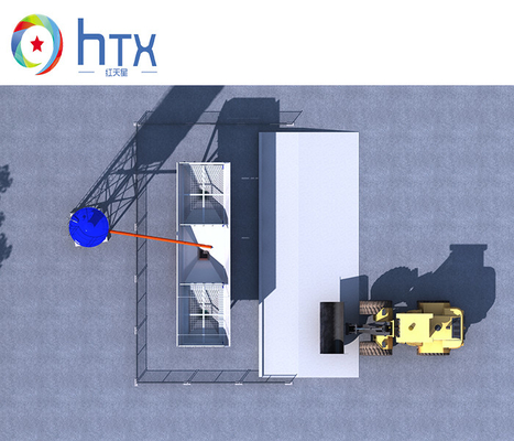 Linha de produção de pedra artificial de concreto pré-moldado Construção Wet Cast Dosing Machinery