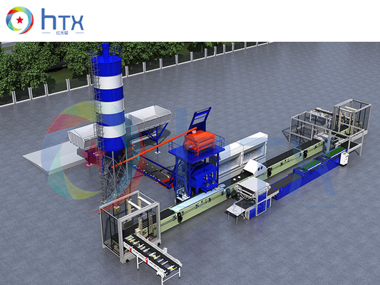 Sistema Dosador de Pavimentadora de Concreto Alimentando a Máquina com Desmoldagem