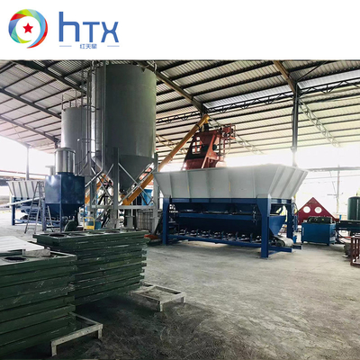 Linha de produção de alimentação da pedra automática da borda da estrada concreta