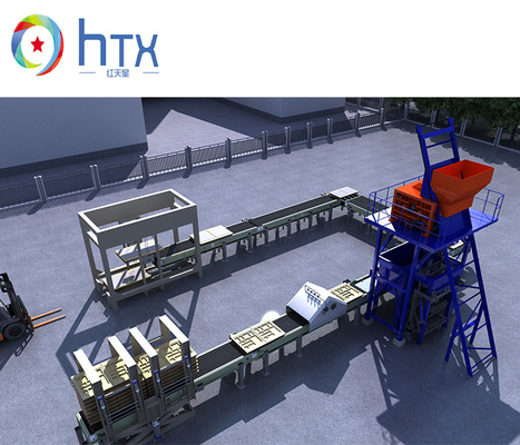 Linha de produção de dose concreta totalmente automático da máquina com Demoulding