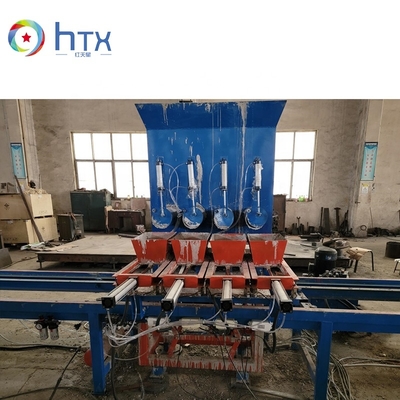 linha de produtos de pedra artificial de 7000*1000*1800mm para a cor azul da produção do painel de parede 3D