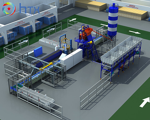 linha de produção de pedra maquinaria moldada molhada do folheado da capacidade de produção 1000 -1500m2 de 220V