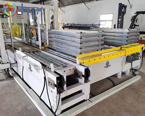 Linha de produção de painéis de parede de operação sem esforço Linha de produção de pedra de verniz
