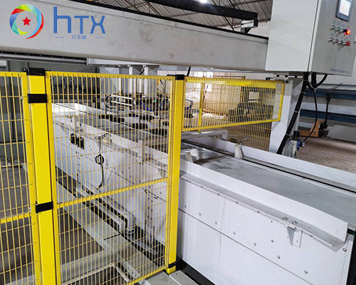 Linha de produção de painéis de parede eficientes, fácil de operar, linha de produção de pedra artificial