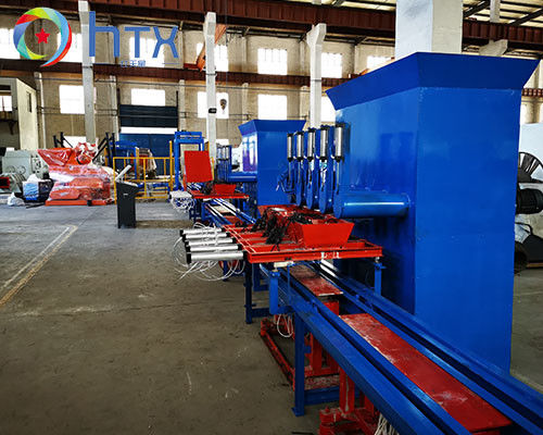 Linha de produção de painéis de parede eficientes, fácil de operar, linha de produção de pedra artificial