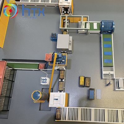 Linha de produção de painéis de parede de sistema de dosagem de concreto com modo de funcionamento automático