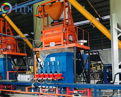 Linha de produção de painéis de parede de pedra artificial