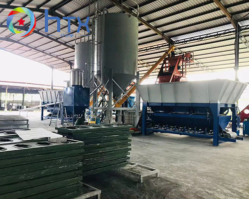 Máquinas de fundição molhada Solução perfeita para a produção de concreto em grande escala
