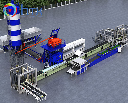 Linha de produção automática de painéis de vedação de concreto Máquina de fabricação de pedra artificial
