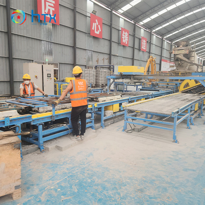 PLC controlada linha de produção automática completa para cultura pedra cerca painel de fabricação máquina