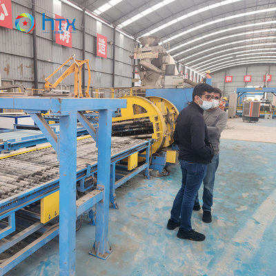 Linha de produção de telhados de telhas de concreto