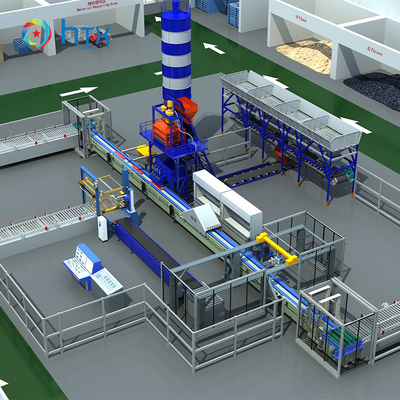 Máquina de fundição de concreto Máquina de paredes de painéis 3D de concreto