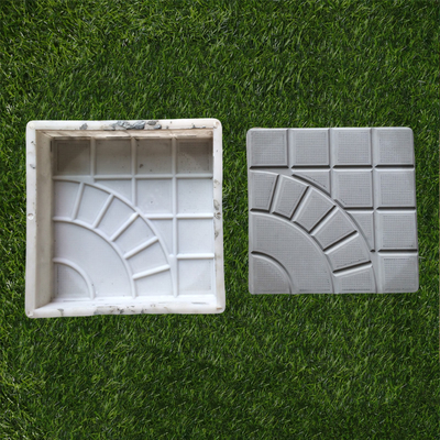 Molde de borracha plástico do Paver, molde concreto do trajeto do cimento do bloqueio