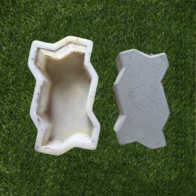 Molde de borracha plástico do Paver, molde concreto do trajeto do cimento do bloqueio