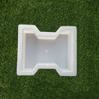 Hexágono planície plástica do molde do Paver do piso do pátio de 9 polegadas lisa