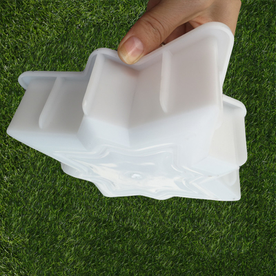 Pré-fabrique o molde plástico concreto decorativo do Paver para o jardim