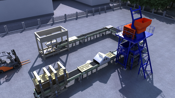 Linha de produção de pedra artificial de dose concreta automática da máquina 12.7KW