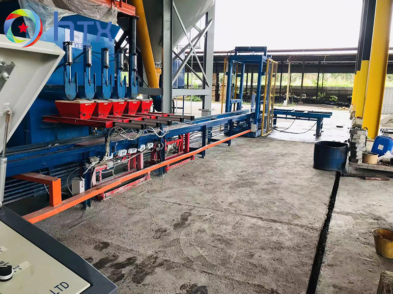 Pré-fabrique a linha de produção máquina do painel de parede 3D de carcaça concreta do folheado de pedra artificial