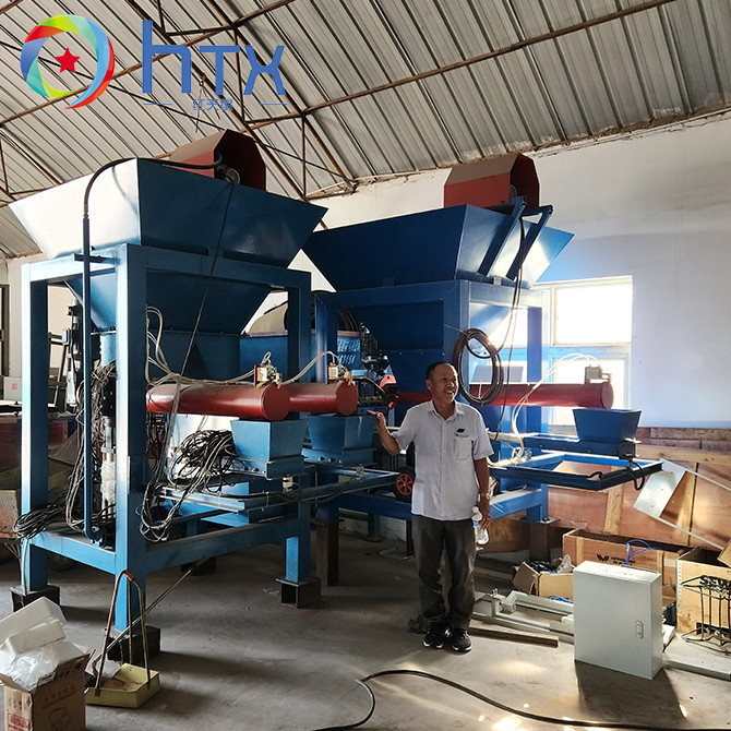 Máquina automática de moldagem de betão de 37,6 kW